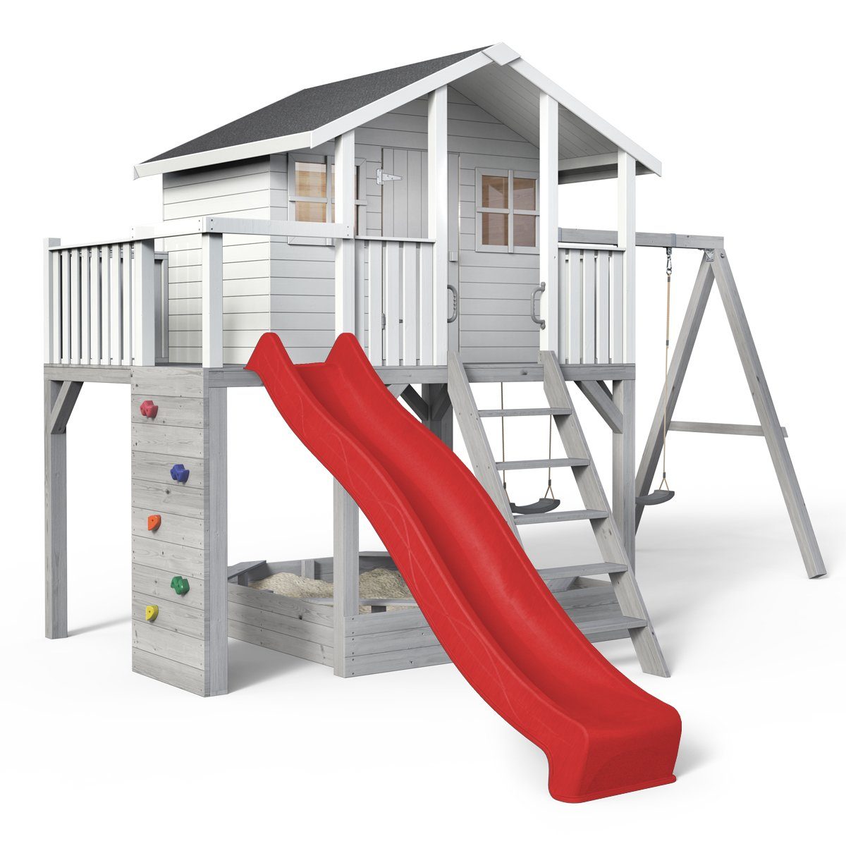 SCHEFFER Outdoor Toys Spielturm Stelzenhaus Tobi, maximaler Spielwert